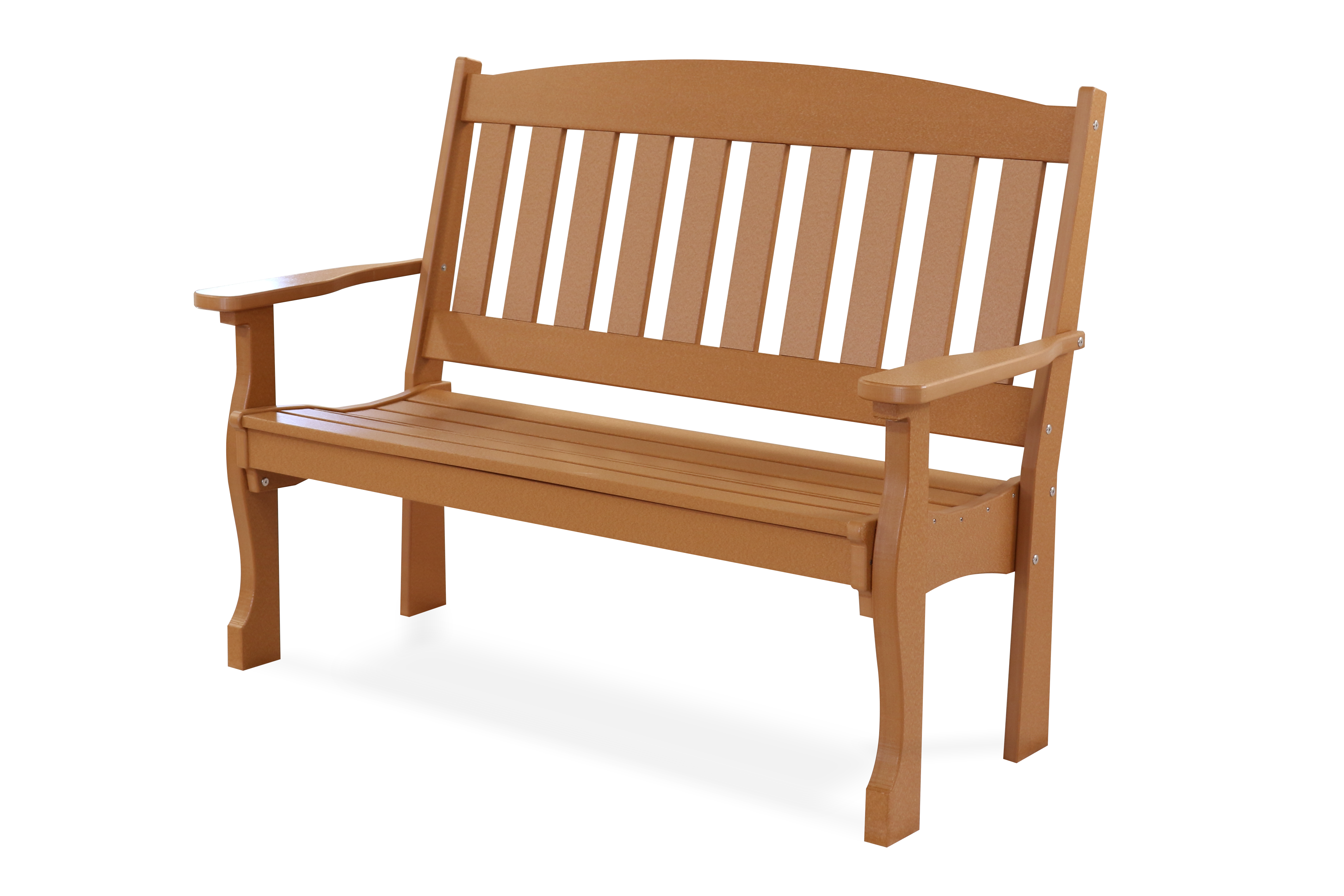 Poly garden bench.