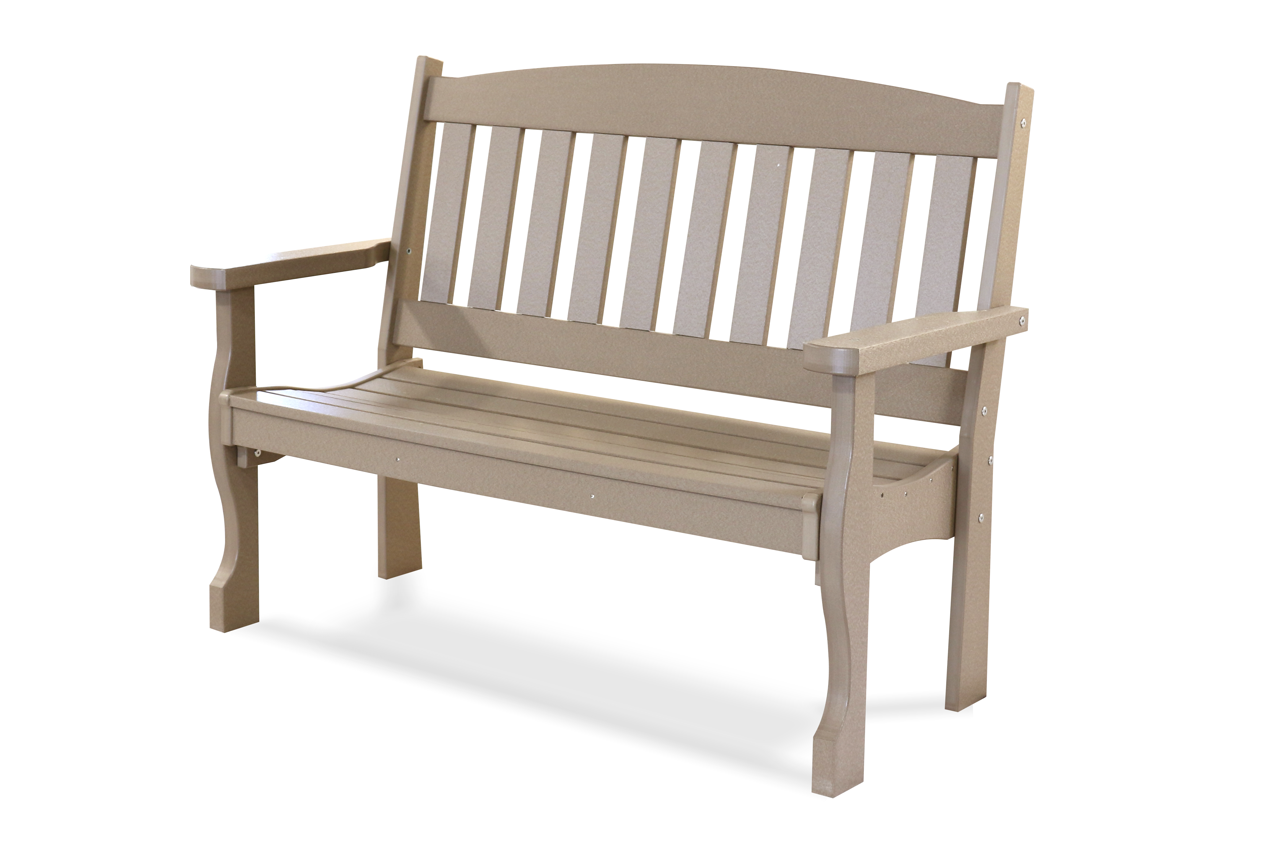 Poly garden bench.