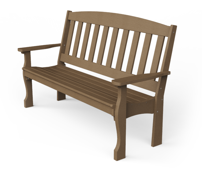 Poly garden bench.