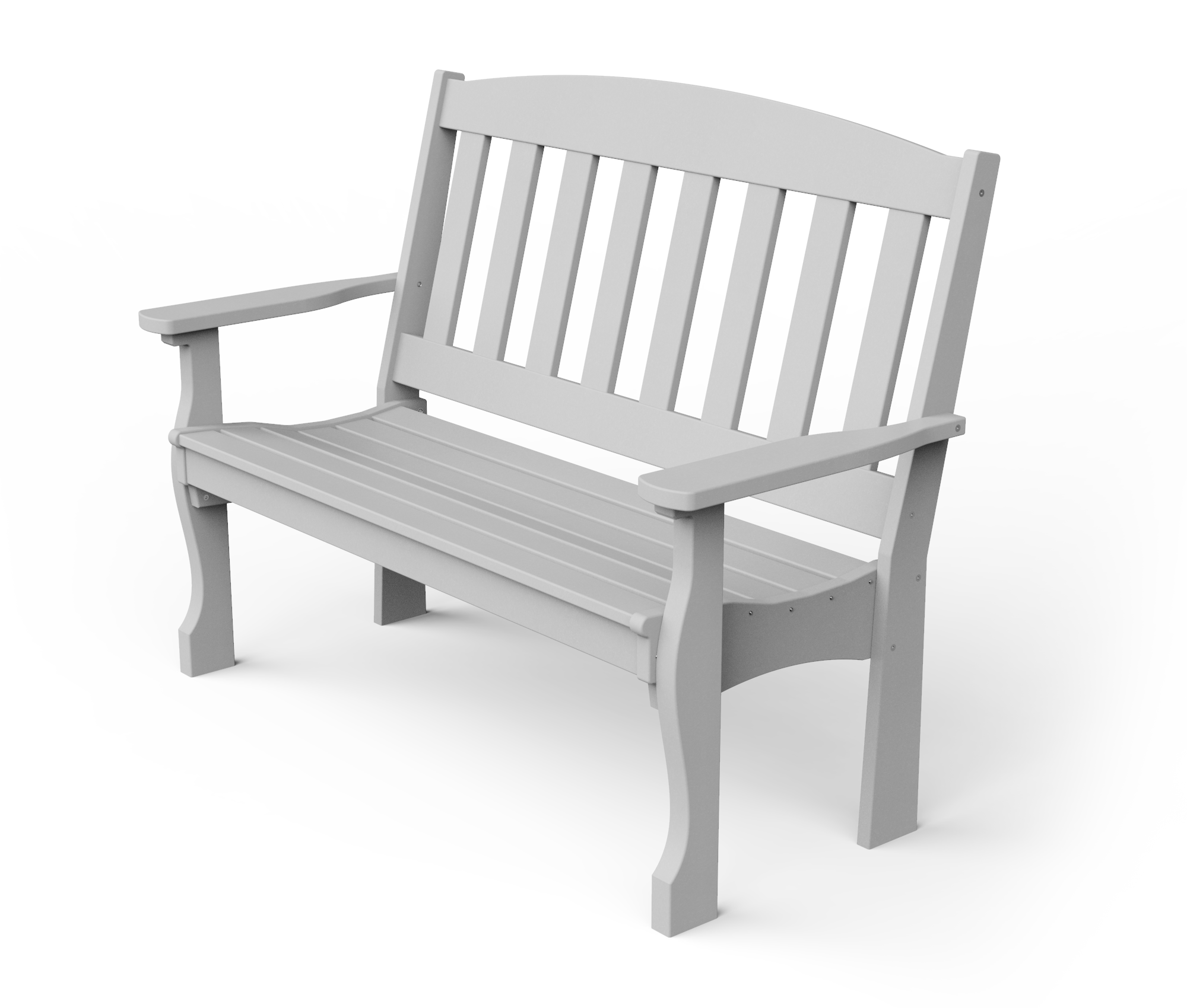 Poly garden bench.