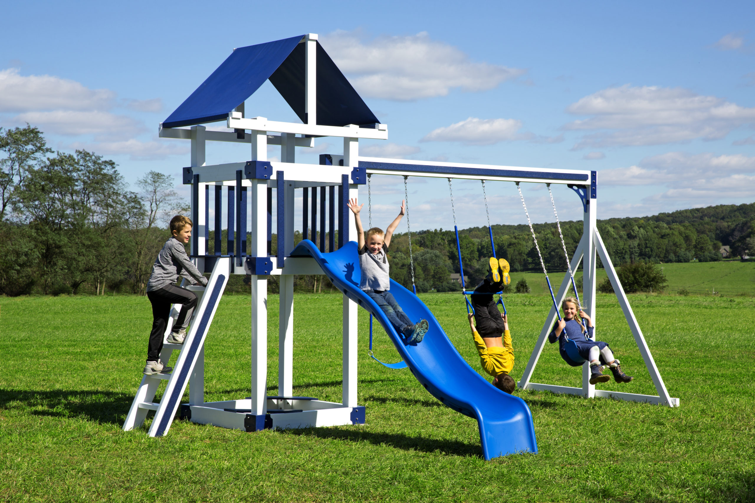 vinyl outdoor playset