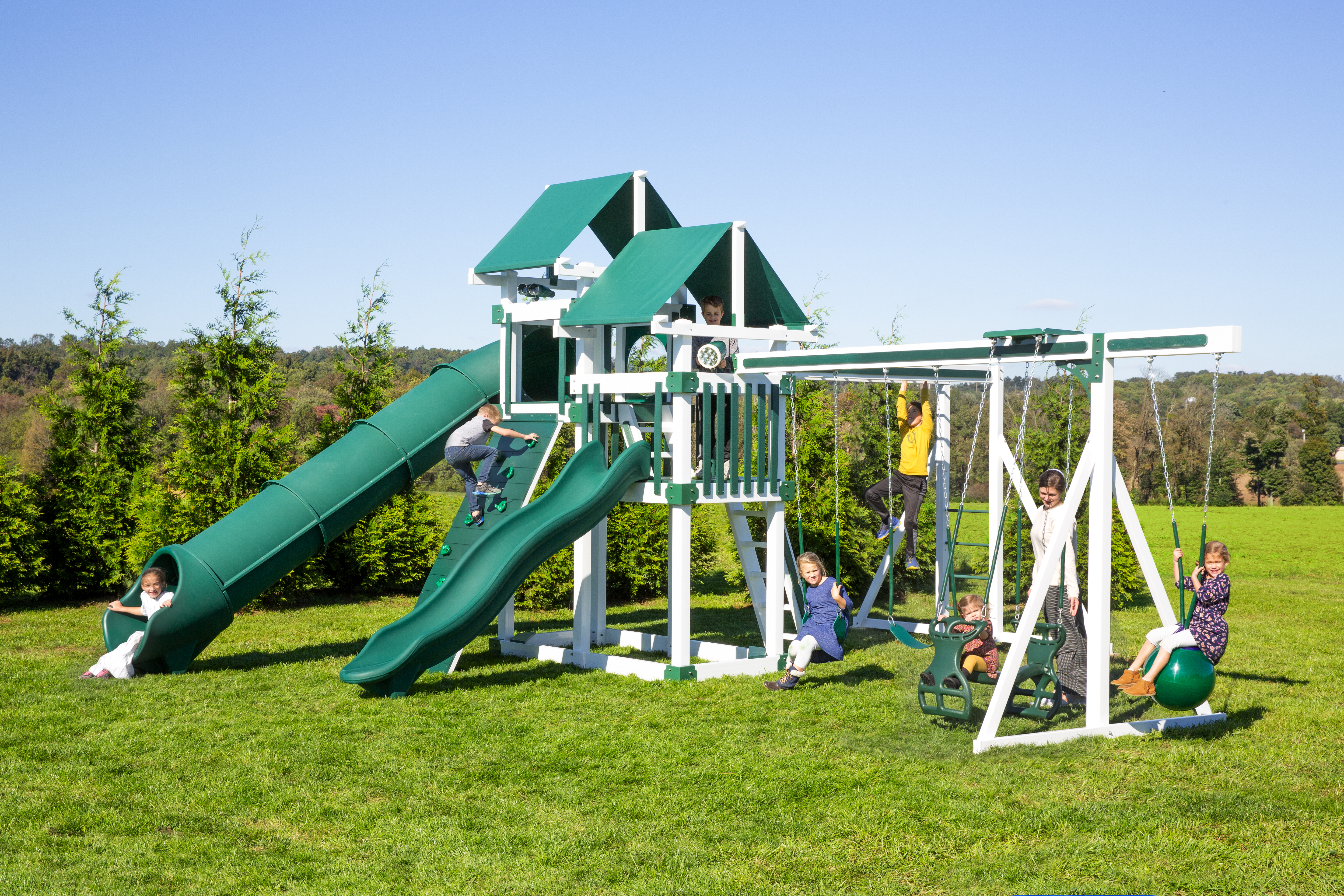 playset rock wall