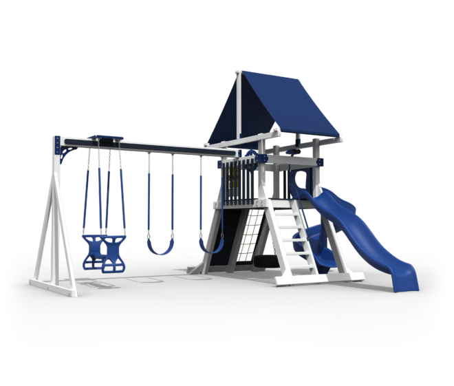 Orion Vinyl Playset in blue and white.