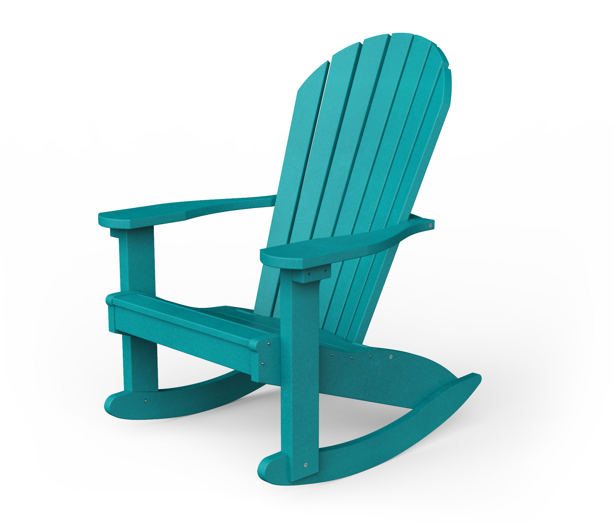 Poly Adirondack rocking chair.