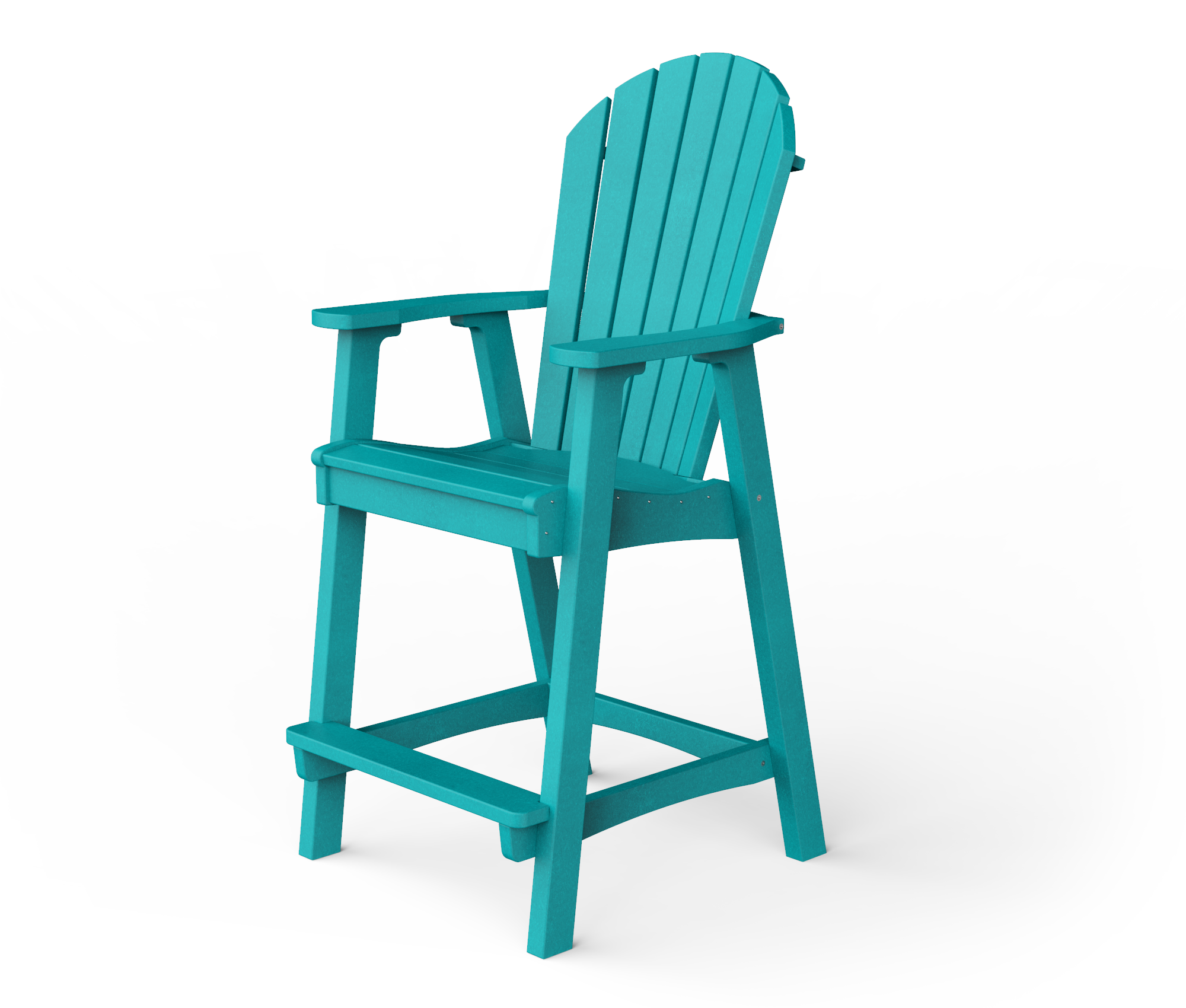 Poly Adirondack bar chair.