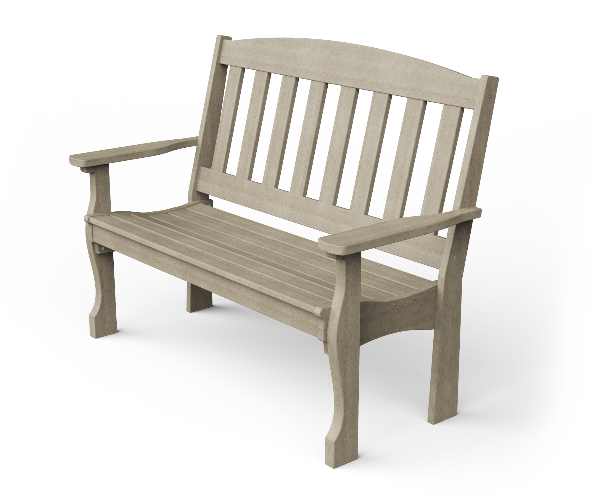 Poly English Garden bench.