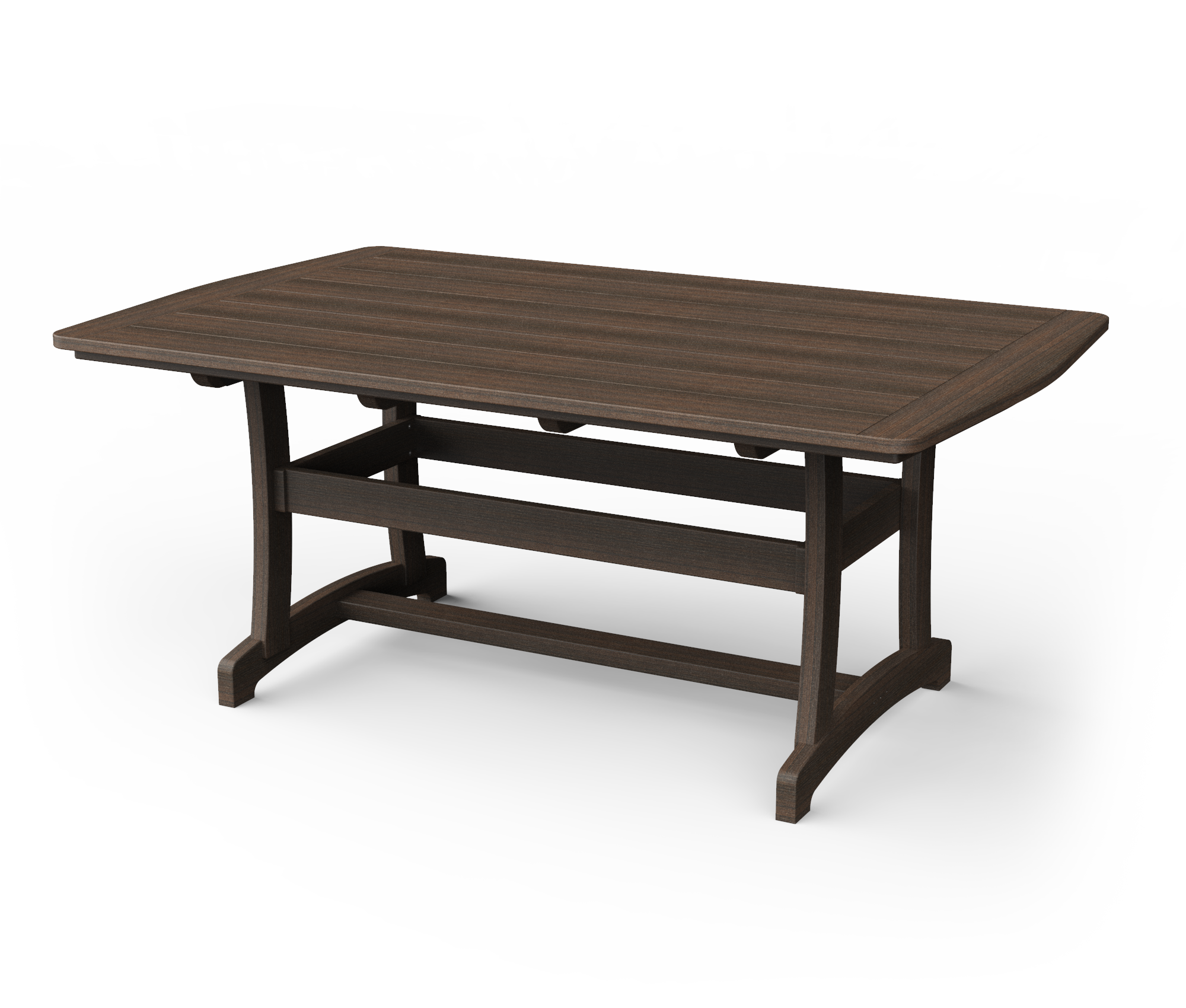 Rectangle vinyl dining table.