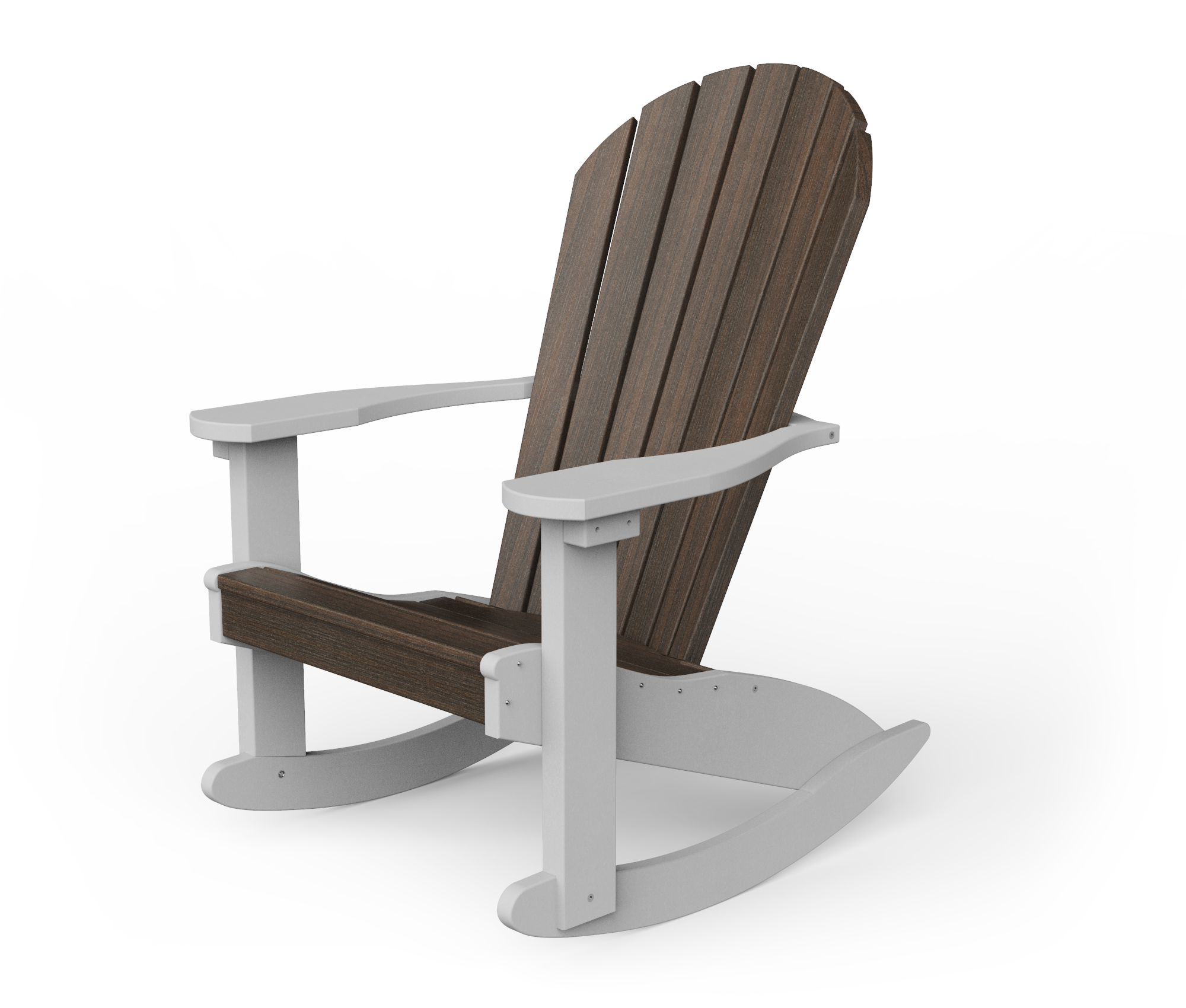 Poly Adirondack rocking chair.