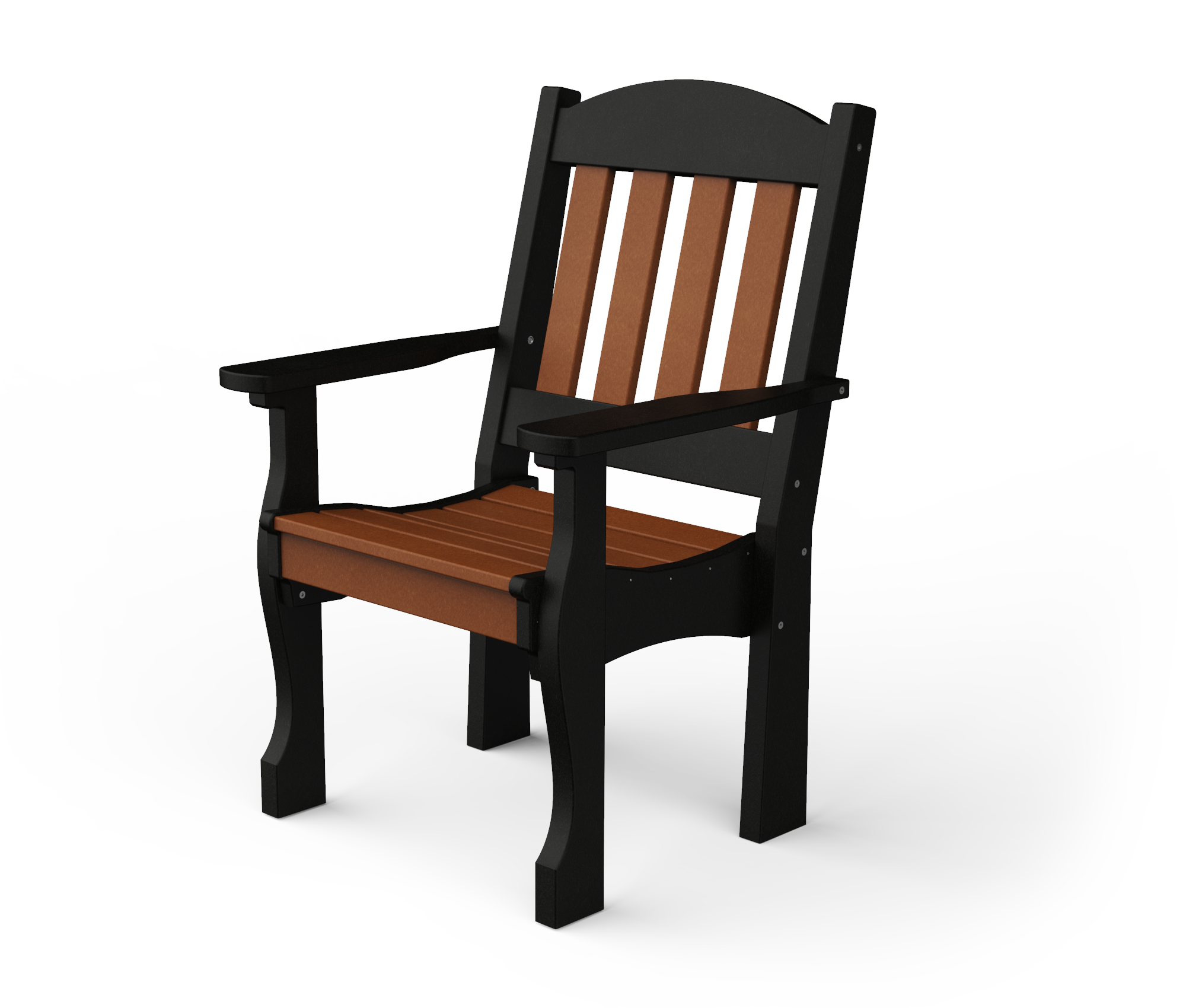 Poly garden arm chair.