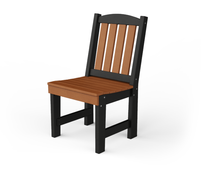 Poly garden dining chair.