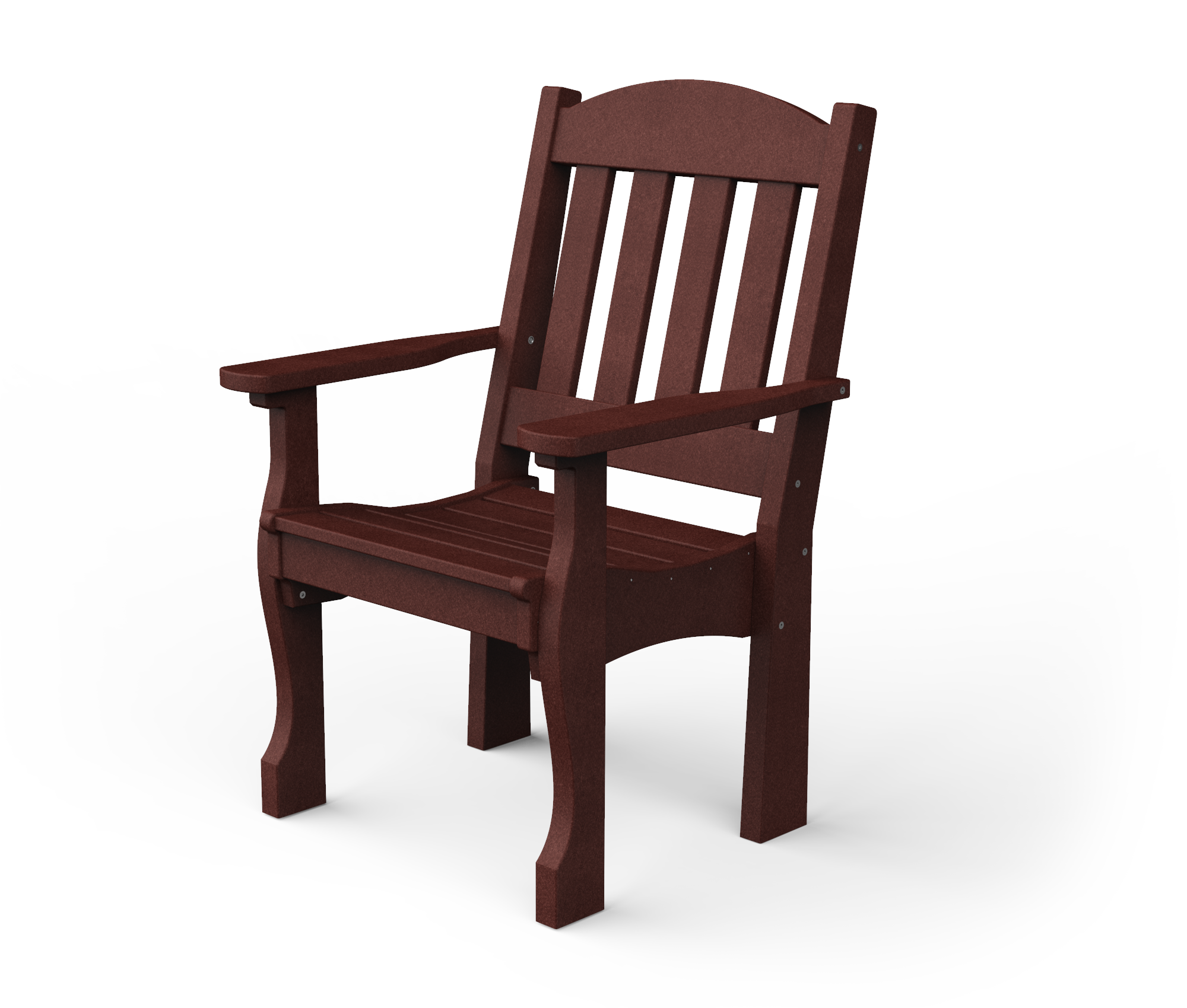Poly garden arm chair.