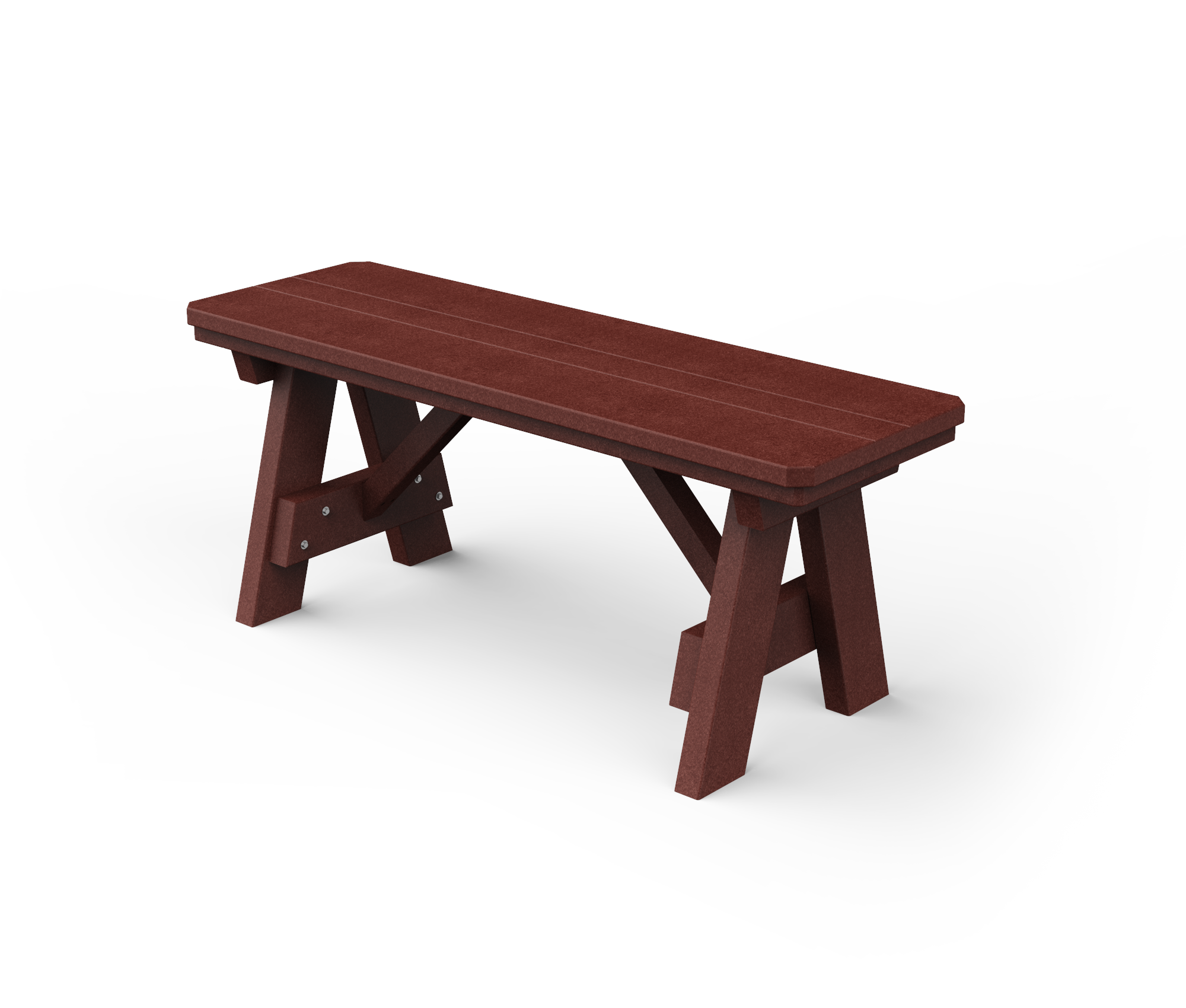 Poly picnic bench.