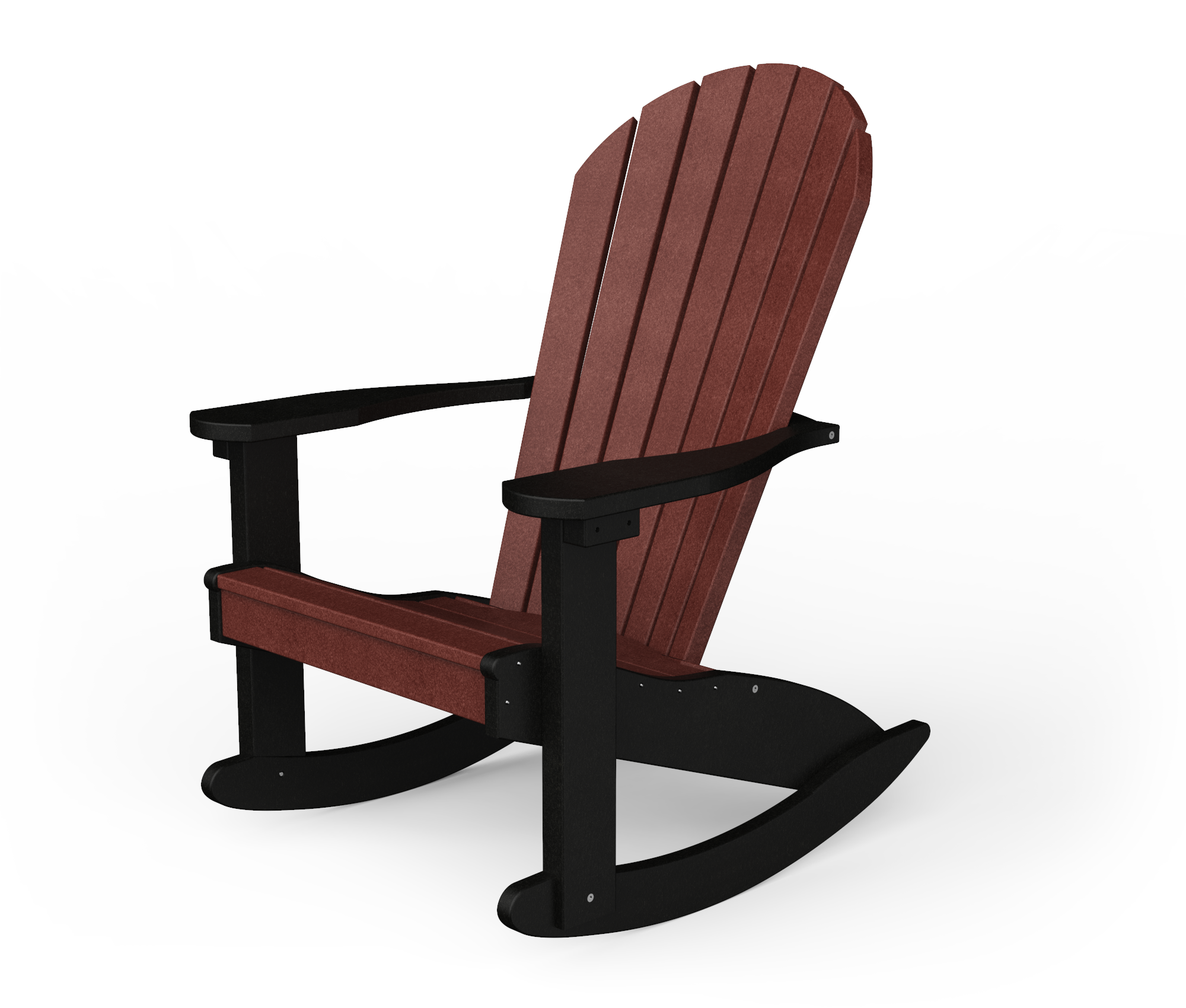 Poly Adirondack rocking chair.