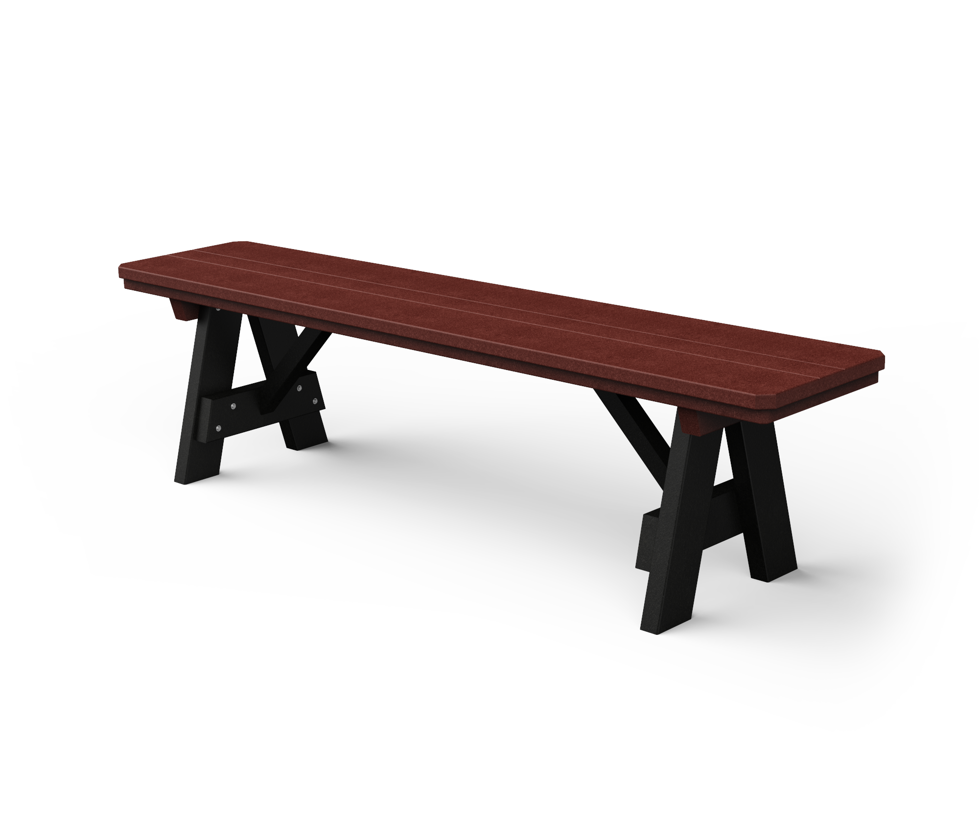 Poly picnic bench.