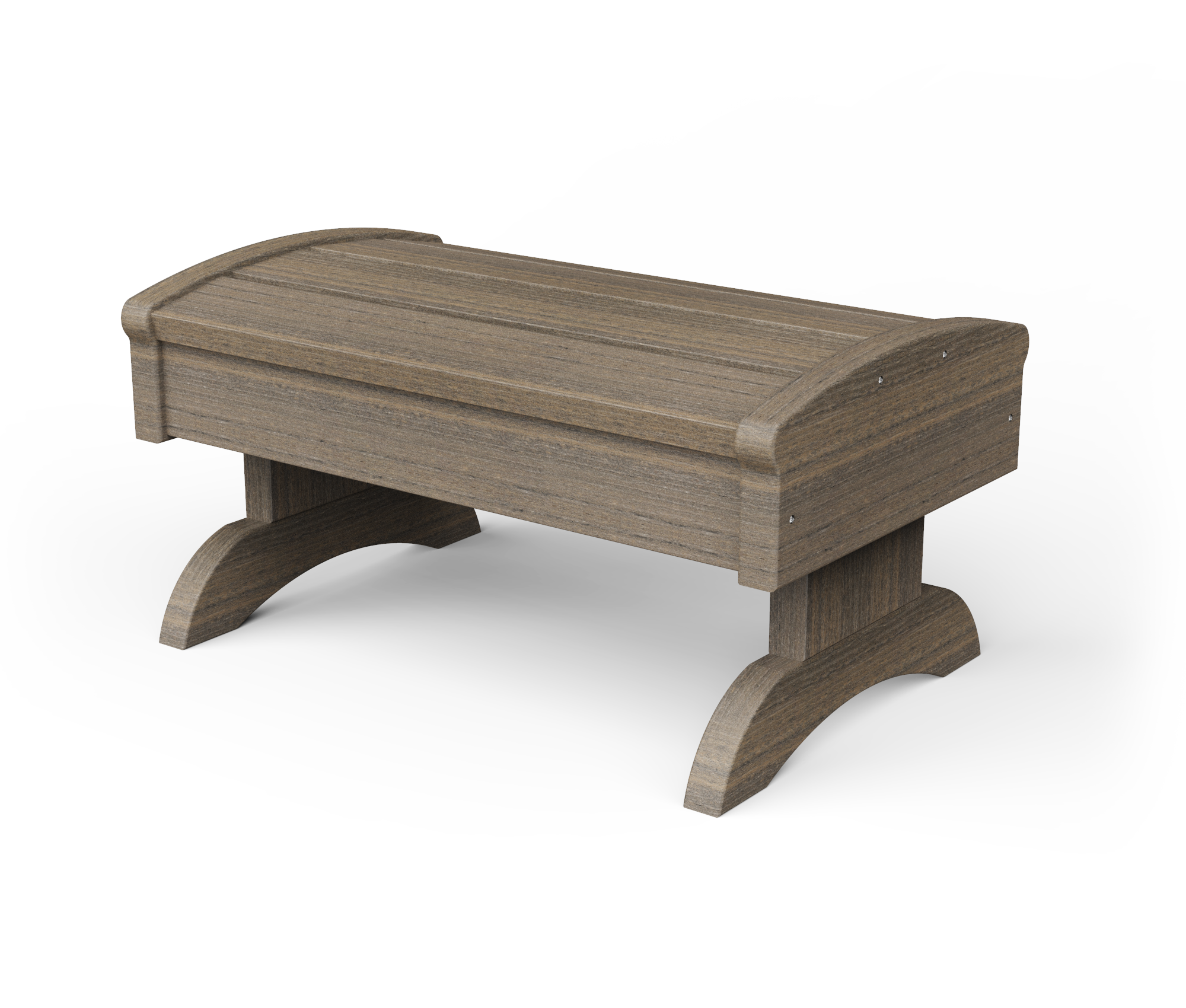 Poly Foot Stool in Wood Grain Finish (10 Colors) - YardCraft