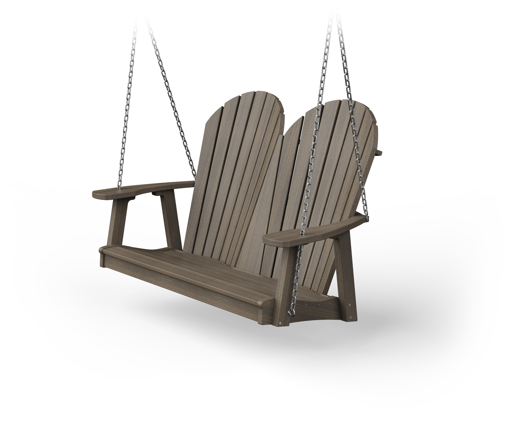 Poly Adirondack porch swing.