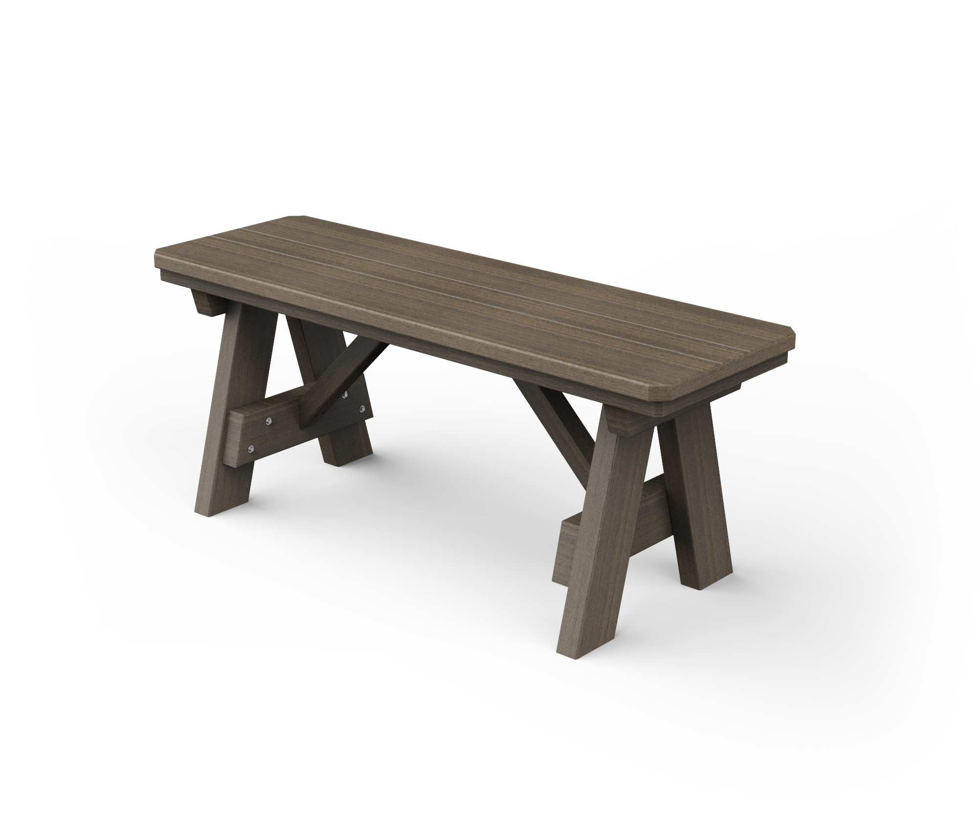 Coastal outdoor top bench