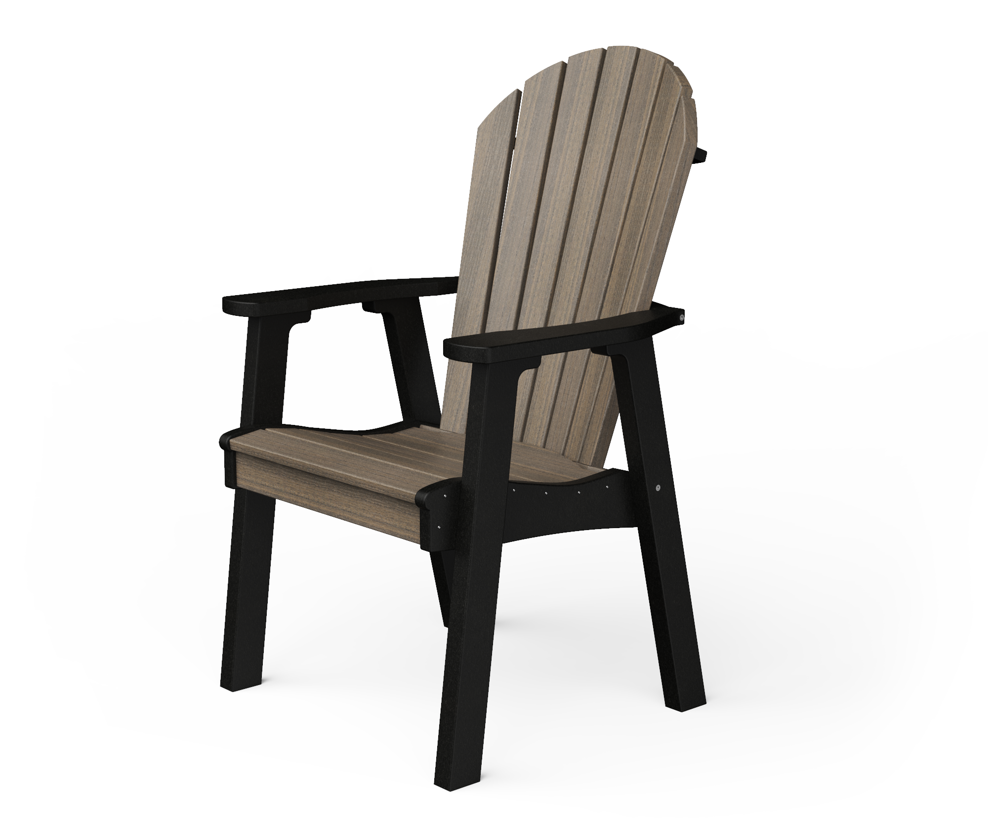 Poly Adirondack dining chair.