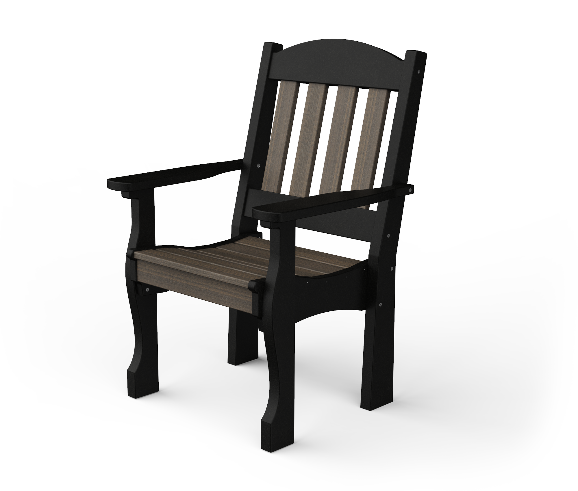 Poly Garden Arm Chair Wood Grain Series
