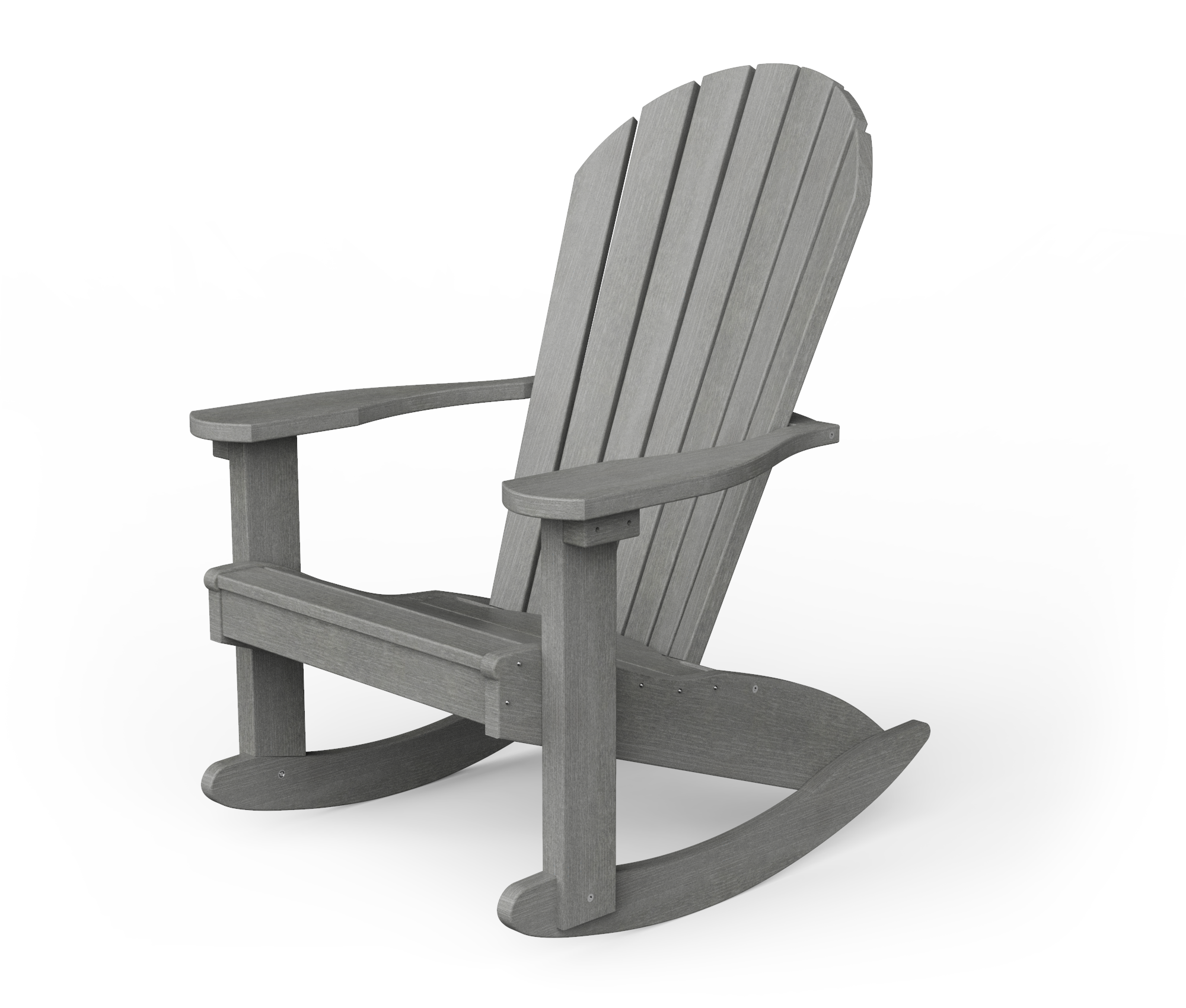 Poly Adirondack rocking chair.