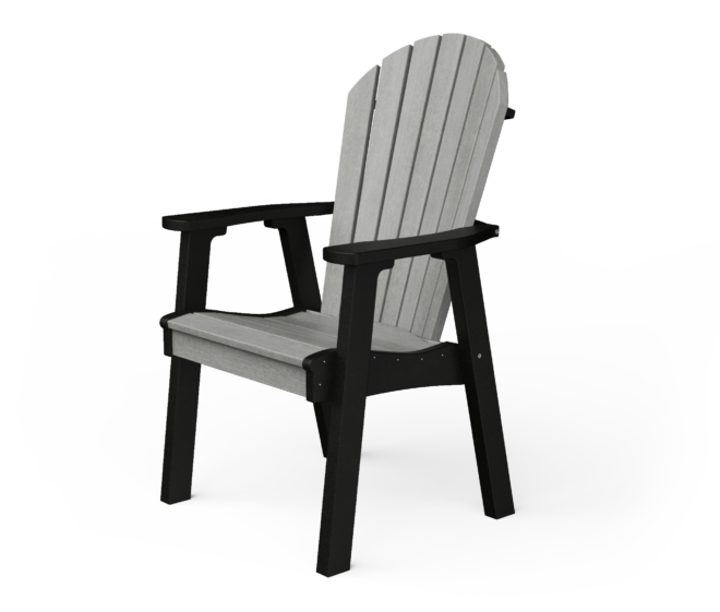 Poly Adirondack dining chair.