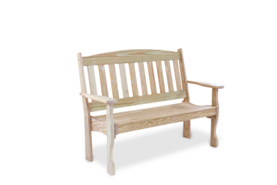 5 foot wooden garden bench.