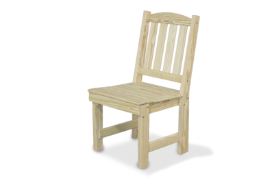 Wooden dining chair.