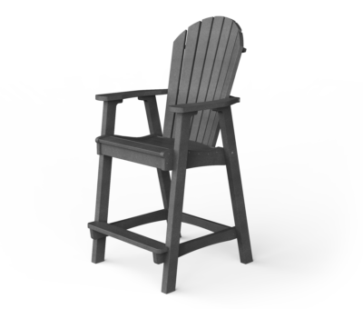 Poly Adirondack bar chair.