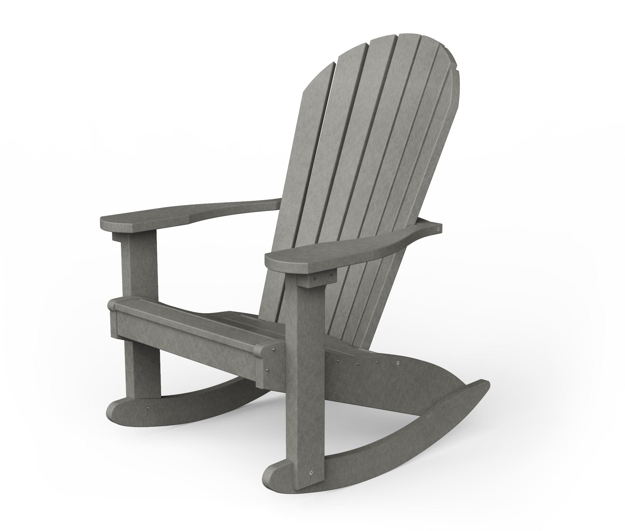 Poly Adirondack rocking chair.