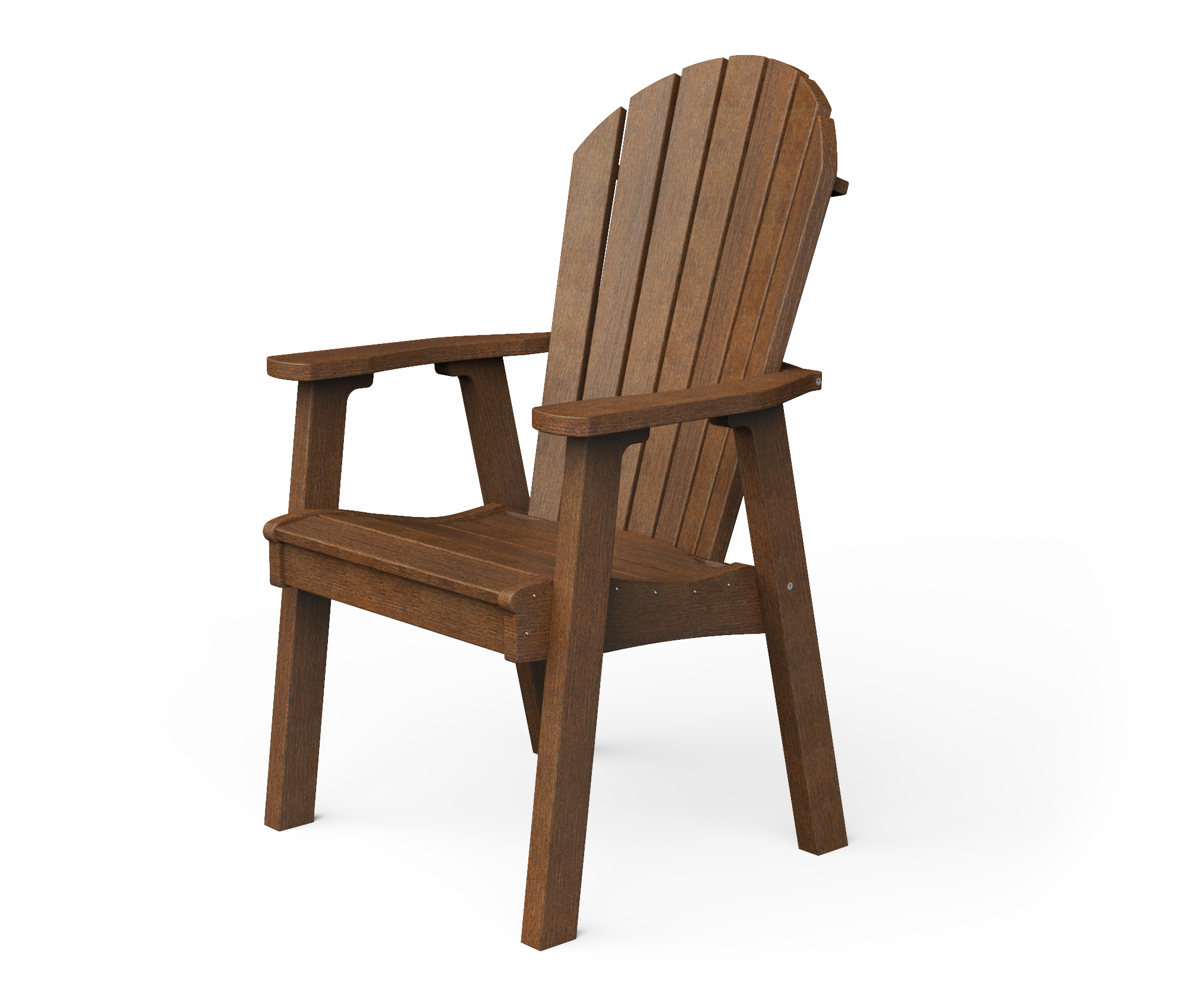 Poly Adirondack dining chair.