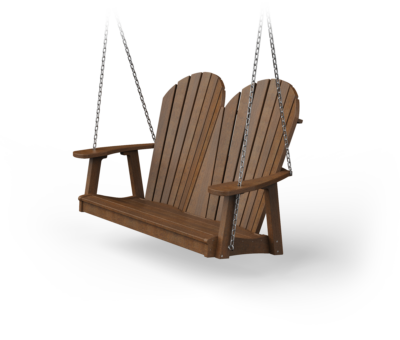 Poly Adirondack porch swing.