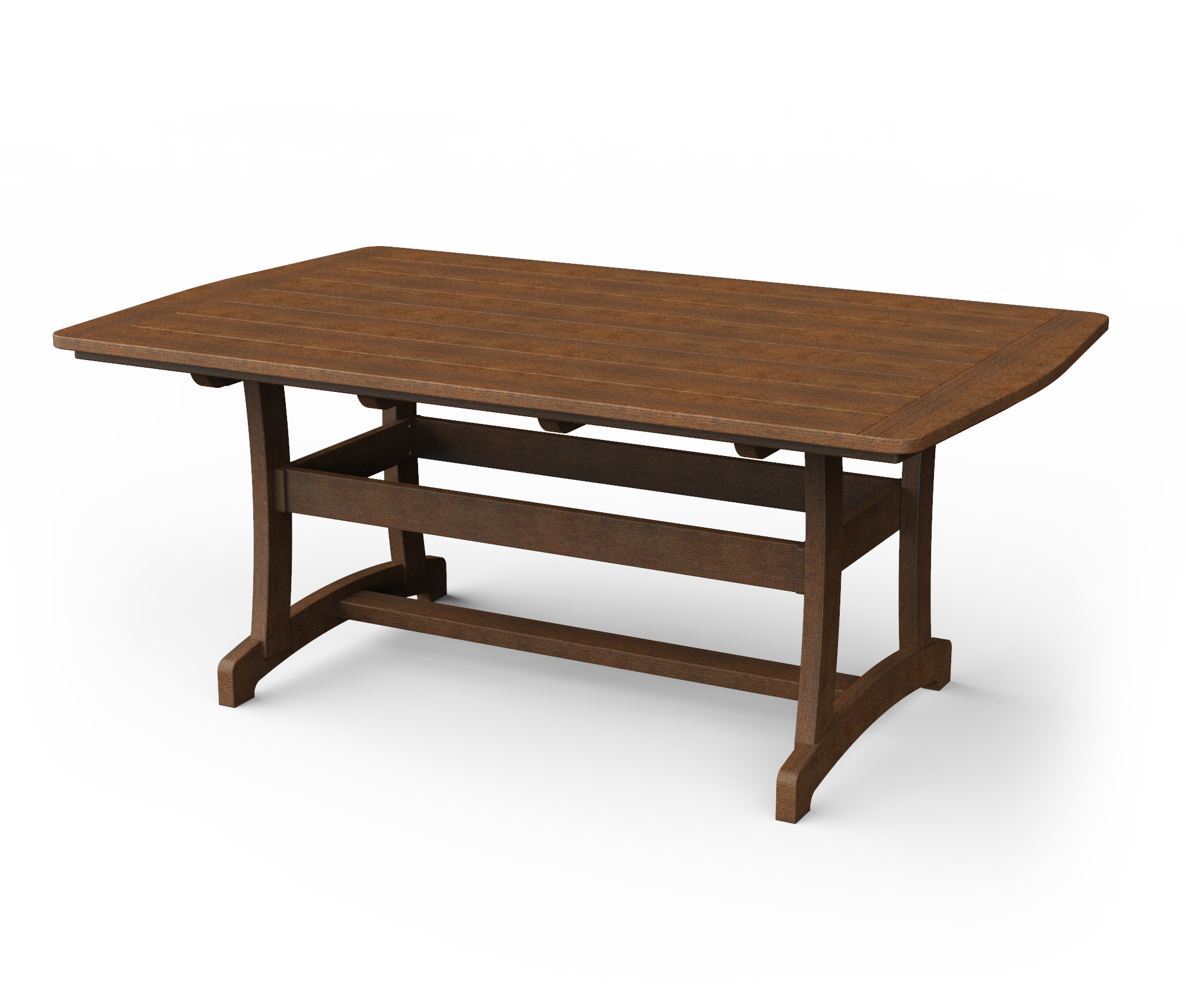 Rectangle vinyl dining table.