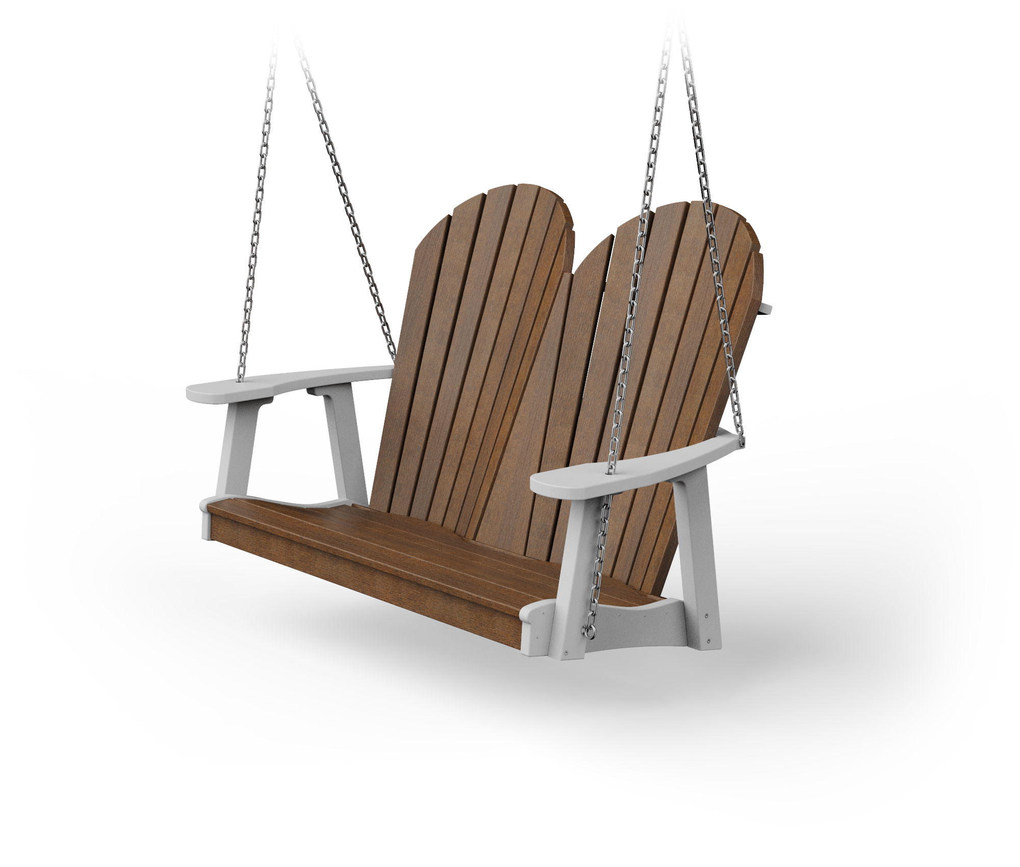 Poly Adirondack porch swing.