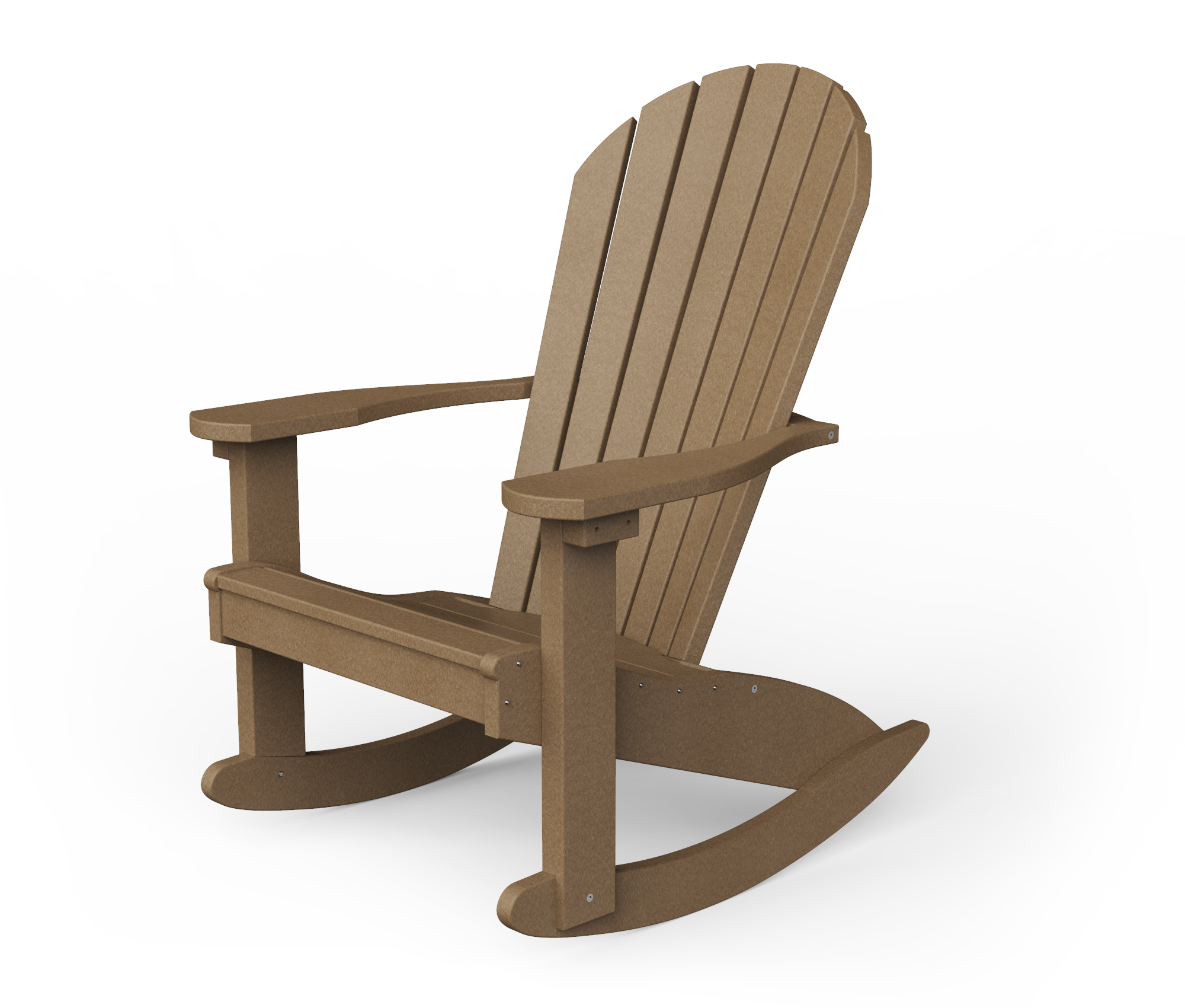 Poly Adirondack rocking chair.