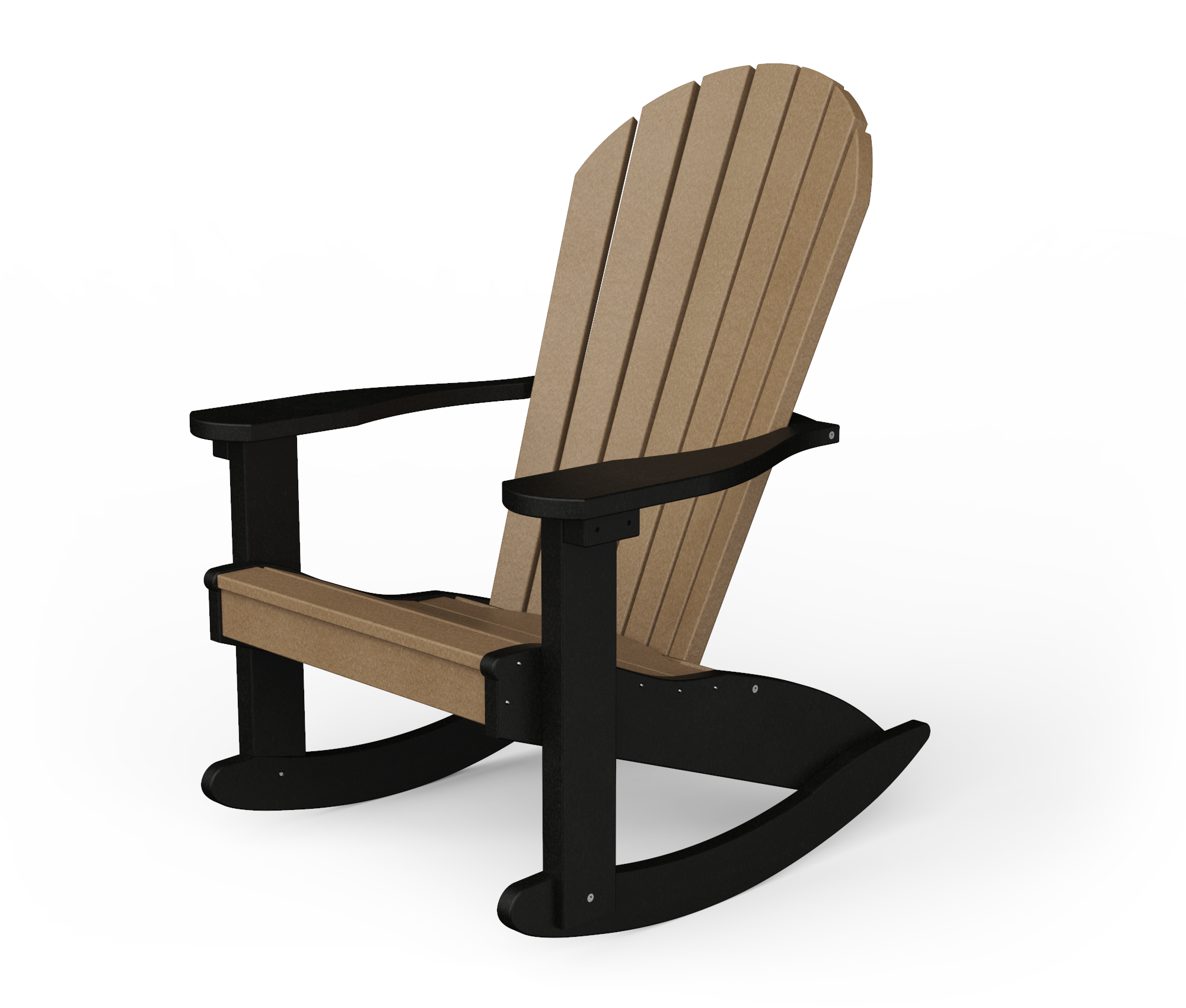 Poly Adirondack rocking chair.