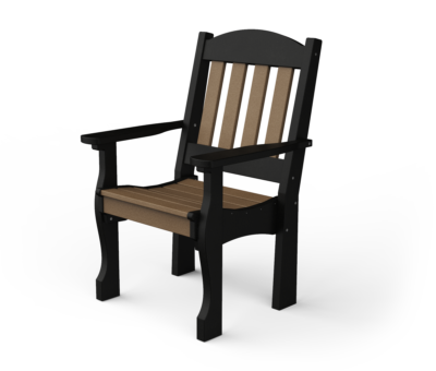 Poly garden arm chair.