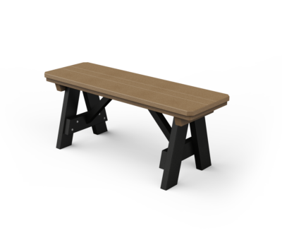 Poly picnic bench.