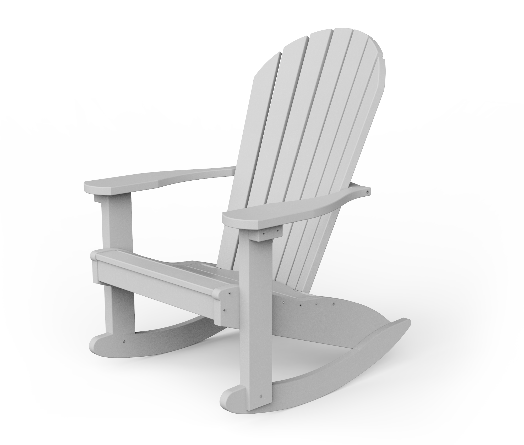 Poly Adirondack rocking chair.