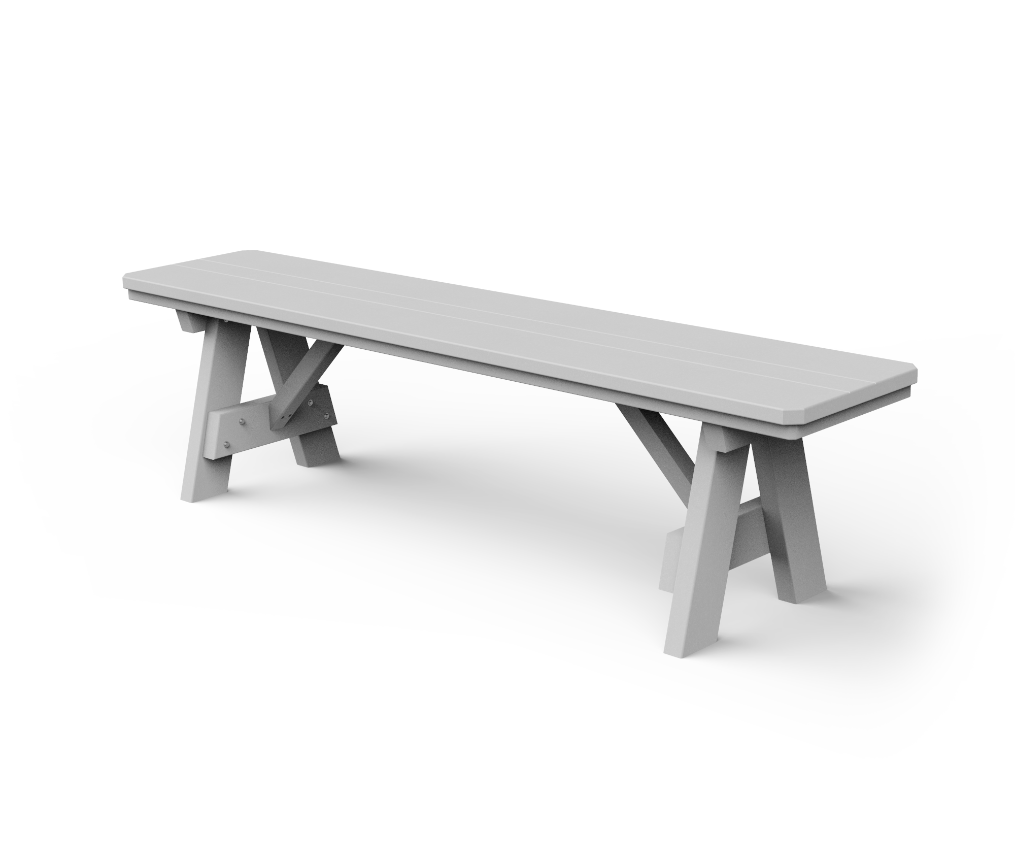 Poly picnic bench.