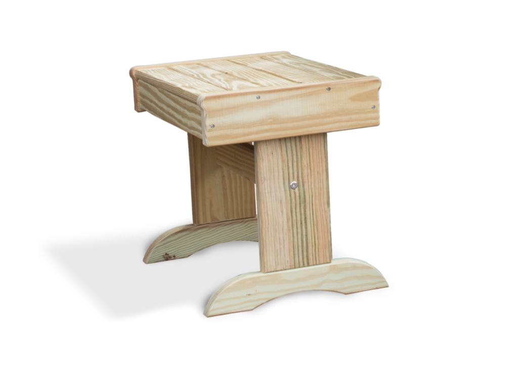 Wood End Table for Patio Furniture YardCraft