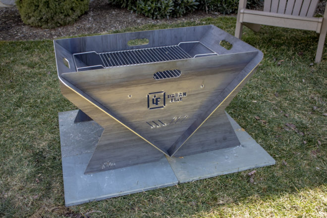 The Anvil collapsible firepit.