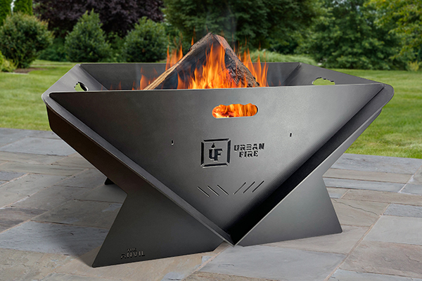 The Anvil collapsible fire pit.