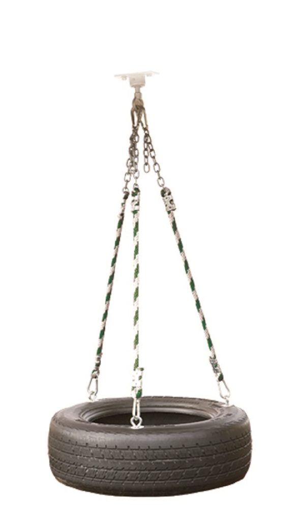3-Rope Tire Swing - YardCraft