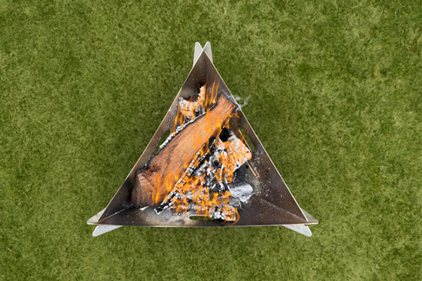 The Vulcan™ Collapsible Fire Pit Stainless Steel.