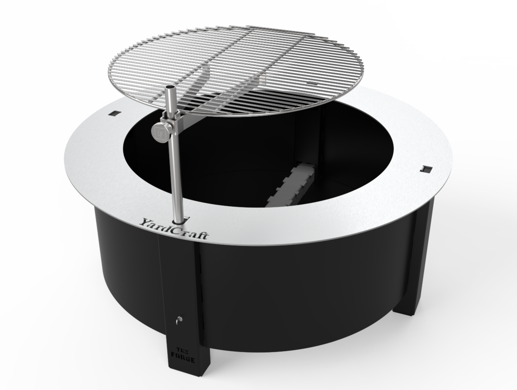 Urban Fire™ Adjustable Swivel Grill YardCraft Firepit Accessories