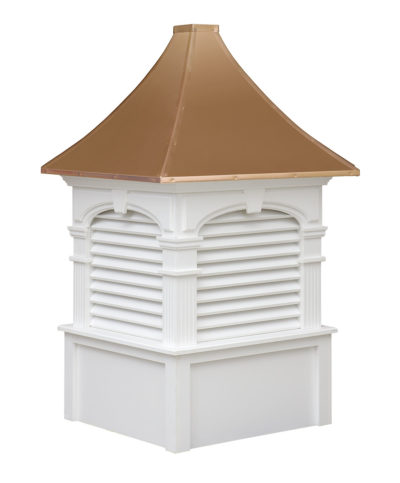 Alexander Vinyl Cupola with Copper Roof.