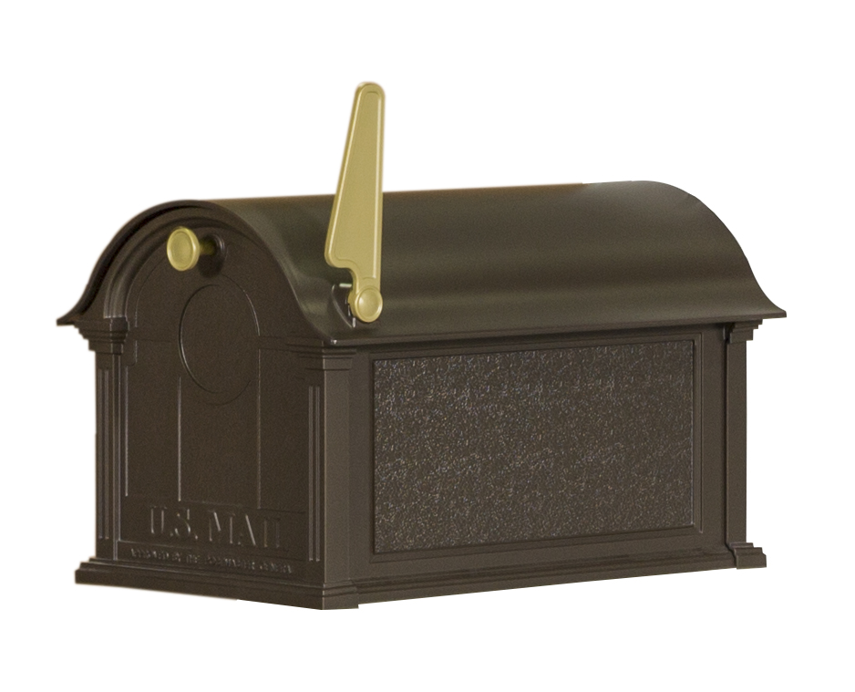 Bronze Balmoral Aluminum Mailbox.