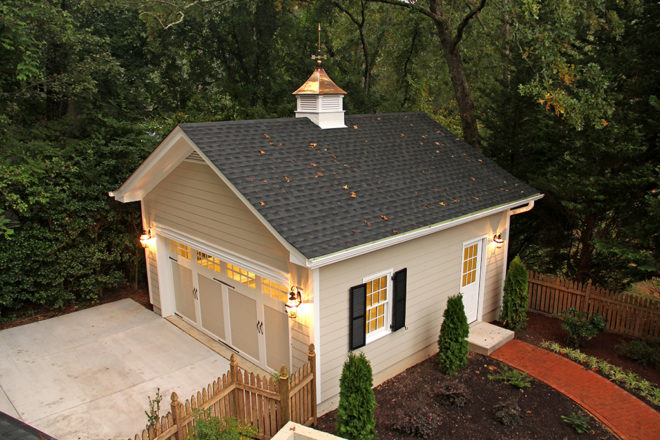 Morton vinyl cupola with a copper roof.