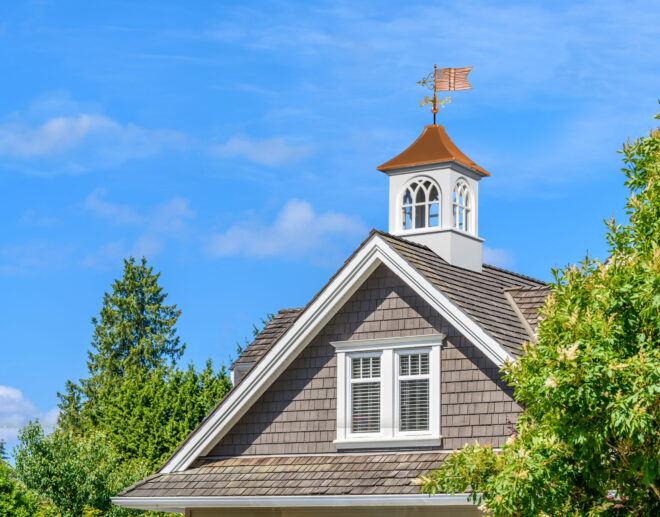 Roxbury Vinyl Cupola with Copper Roof.