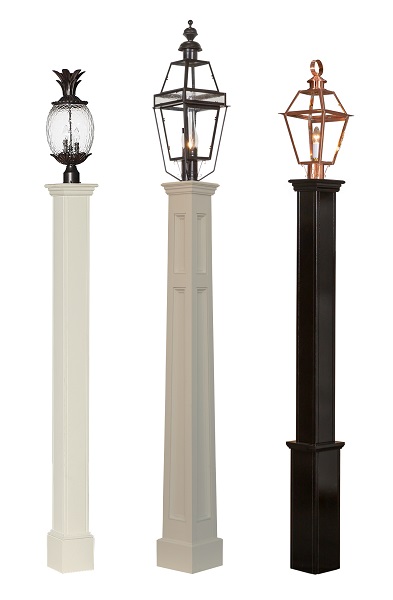 Boston Lantern Post Painted Options.